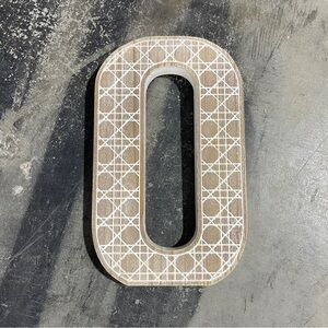 Ashland Brown and White Geometric Wall Decor